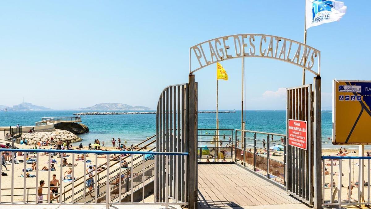 T1 Moderne Plage Des Catalans Marsiglia Esterno foto